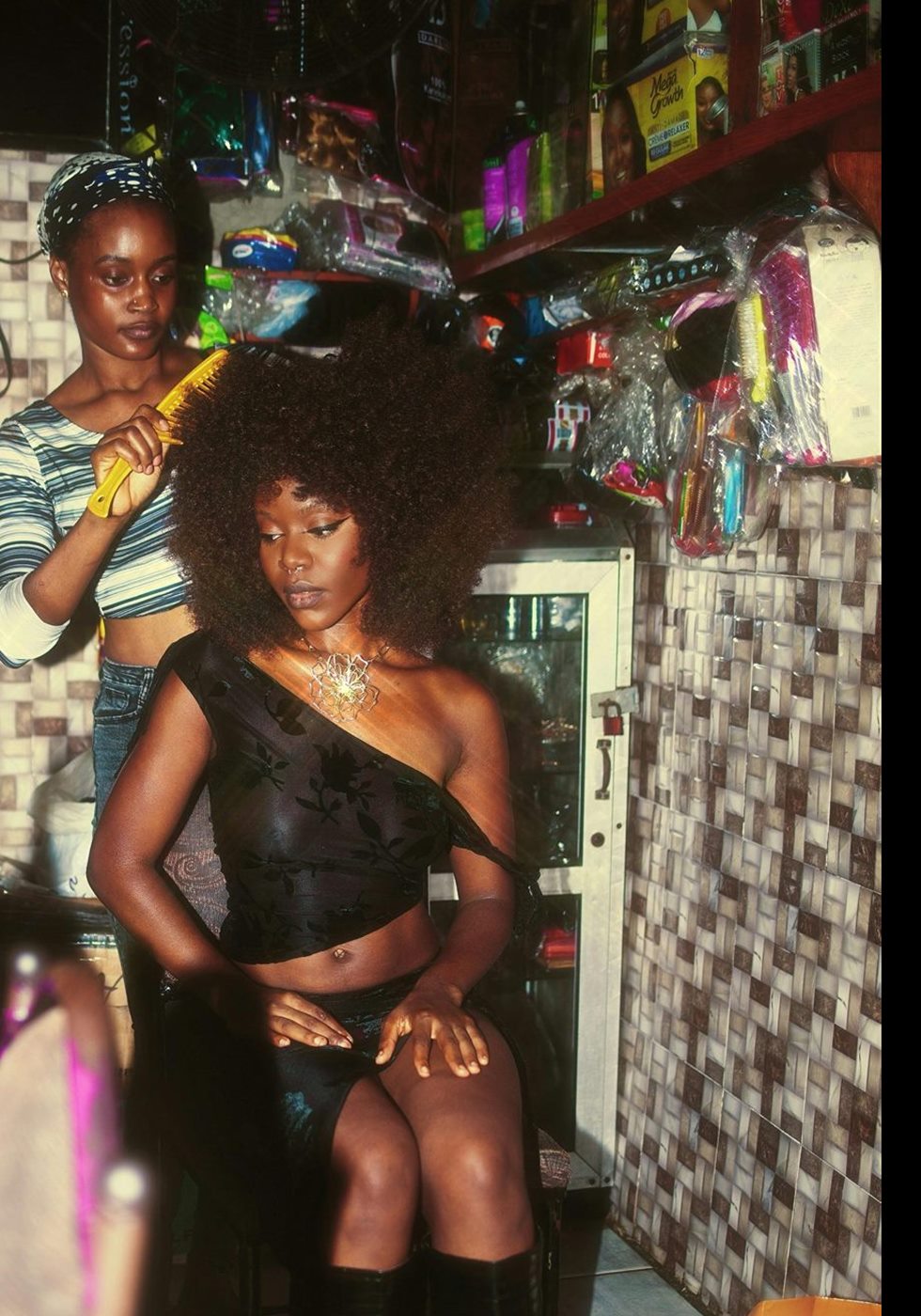 Wig installation styling